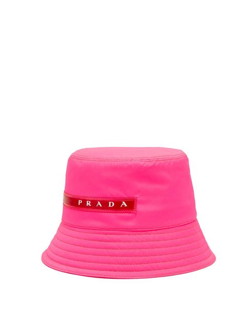 prada pink beanie|Prada bucket hat men.